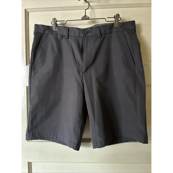 GEORGE Grey Polyester Chino Shorts - Men’s Size 34 x 9.5” Dressy Golf - Picture 1 of 4